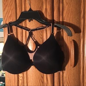 Warner black racer back bra 38D